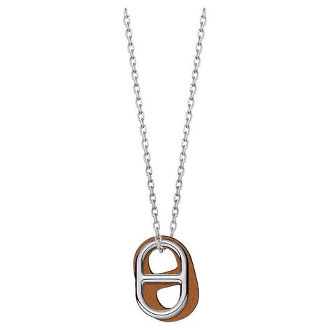 Hermes Gold Swift Calfskin O'Maillon Pendant 